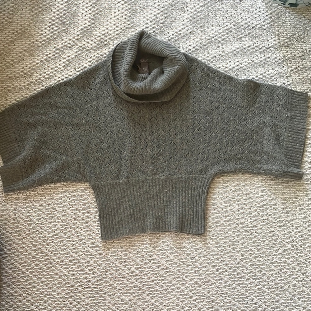 Kenar Petite 71% wool 21% rabbit hair knitted Sweater with Kimono Sleeves